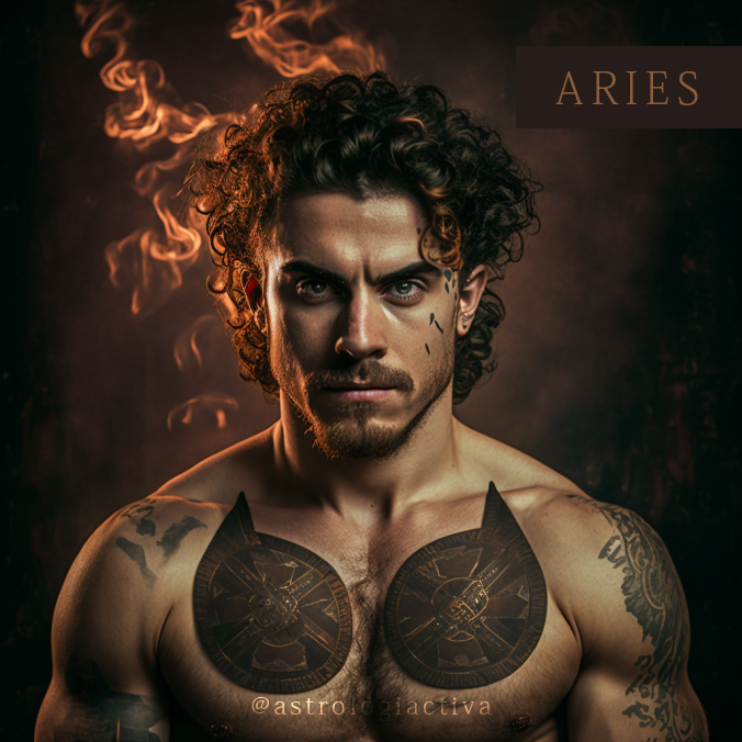 AstrologIA retratos físicos por signo zodiacal Aries