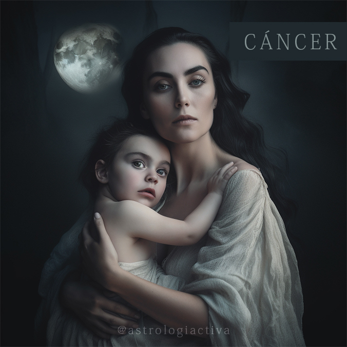 AstrologIA retratos físicos por signo zodiacal IA signo de Cancer